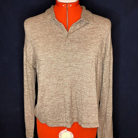 GAP Med Brown collared sweater - Picture 1 of 4